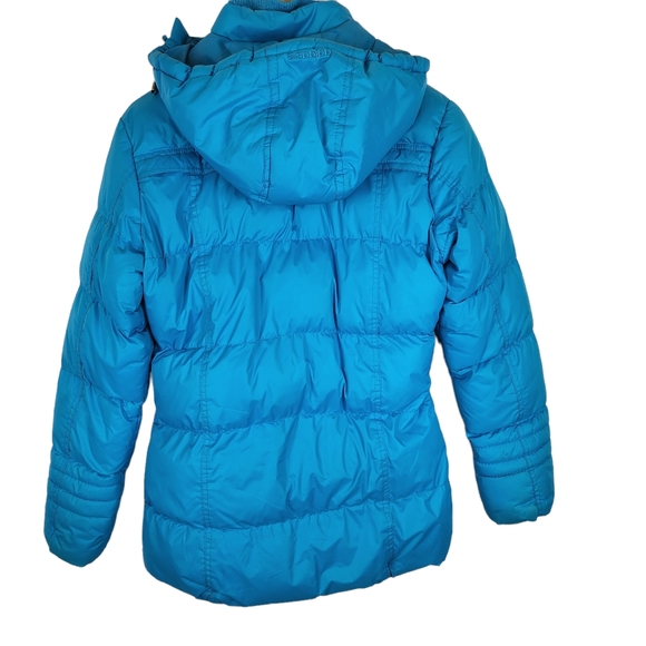 Adidas blue puffer jacket size L - Picture 8 of 11